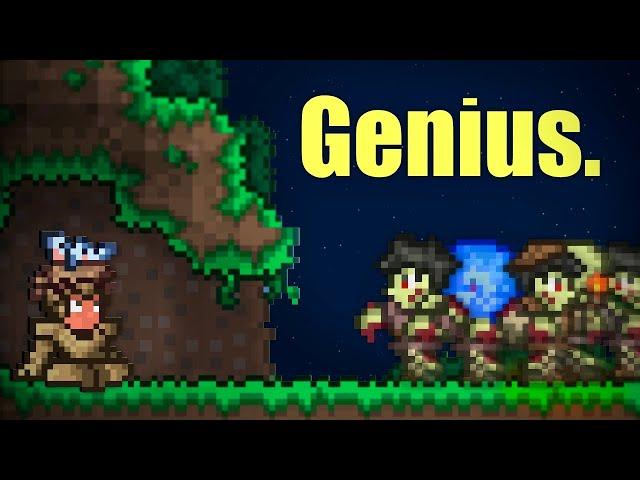 Terraria 1hp Hardcore but I can’t place blocks.