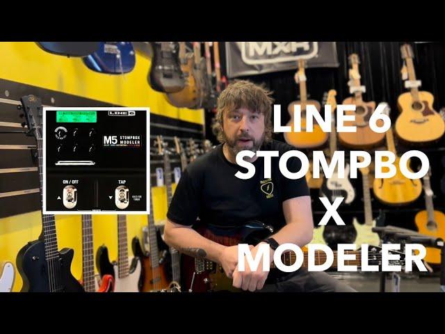 Line 6 M5 Stompbox Amp Modeler Multi Effects Pedal @pakenhammusicshop