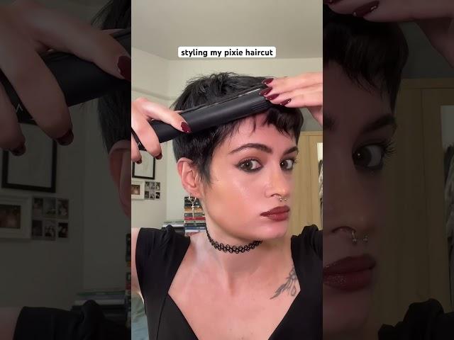 Styling pixie haircut #haircut #pixie #hairstyle #shorthair #easyhairstyle