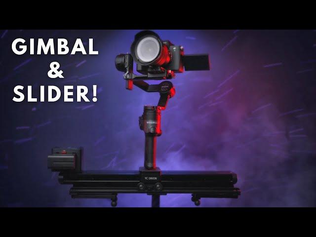 YC Onion CHOCOLATE Pro Cheese Motorized Slider  - This Slider Works WITH YOUR GIMBAL! - WOW!!!