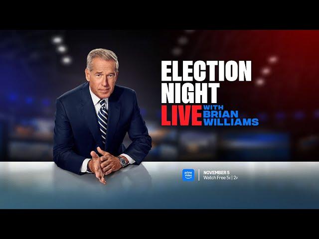 Election Night Live With Brian Williams - Promo Spot | Prime Video