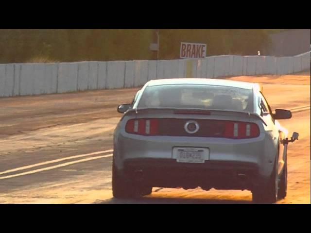 StangTV.com tests a Roush 2012 RS3 5.0 Mustang Supercharged at Irwindale 1/8 mile 7.95 88mph