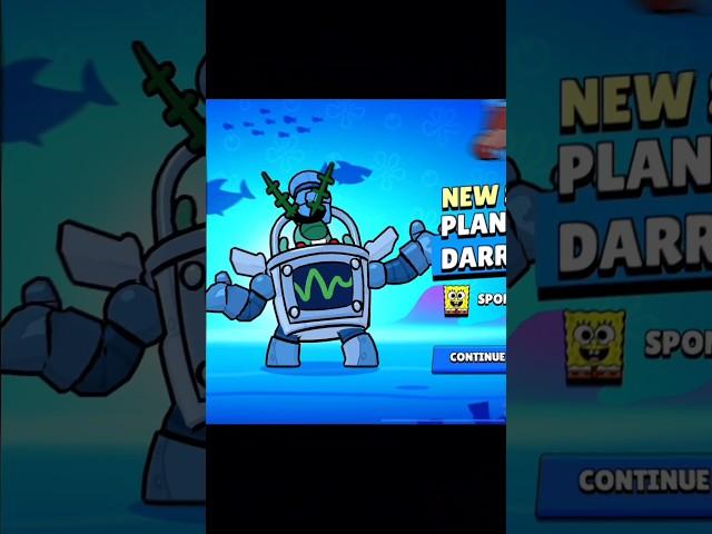 Plankton Darryl Ready to Roll ️ #shorts #brawlstars #foryou