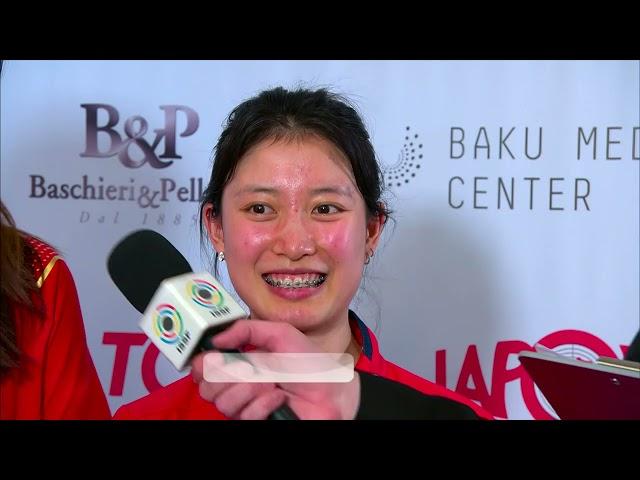 Interview Xue LI - Bronze Medal 10m Air Pistol Women - 2023 Baku (AZE)  - ISSF World Championship