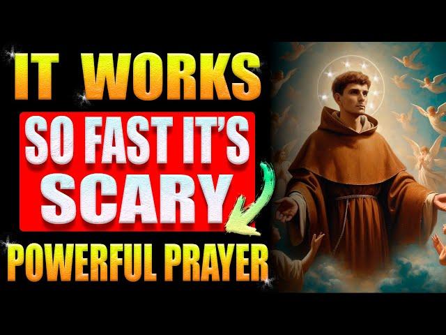 POWERFUL PRAYER TO RECEIVE A MIRACLE IN A FEW DAYS - SAINT ANTHONY