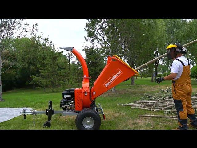 MechMaxx Wood Chipper P4205 Display Video