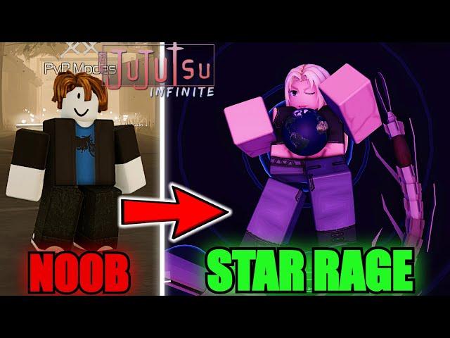 Going From Noob To MAXIMUM TECHNIQUE Star Rage Yuki Tsukumo In Jujutsu Infinite...(Roblox)