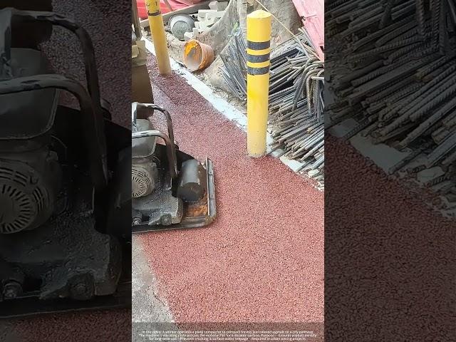 Small Space Solution : Plate Compactor Work