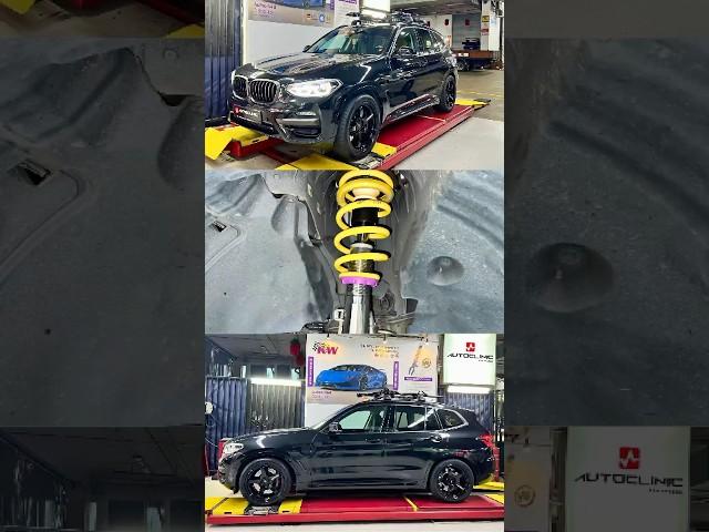 Unleash your G01 BMW X3's full potential with KW V3 coilovers! 