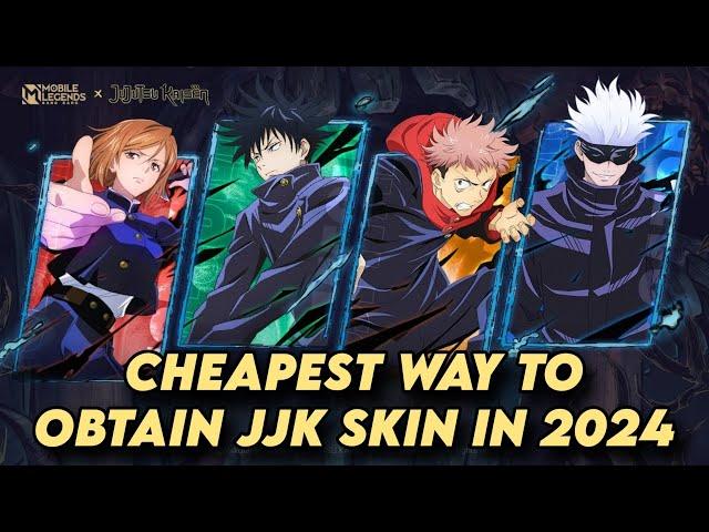 THE MOST AFFORDABLE WAY TO OBTAIN JJK SKIN | MLBB X JUJUTSU KAISEN 2024