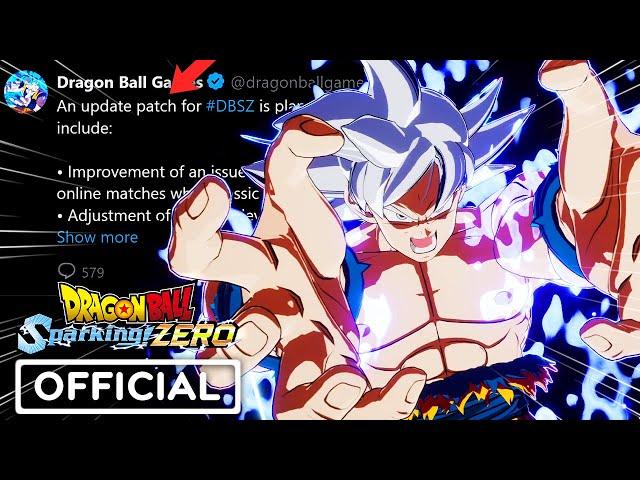 DRAGON BALL: Sparking! ZERO - Official New MAJOR Patch & Update