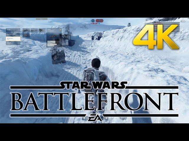 Star Wars: Battlefront 4K Max Graphics Gameplay