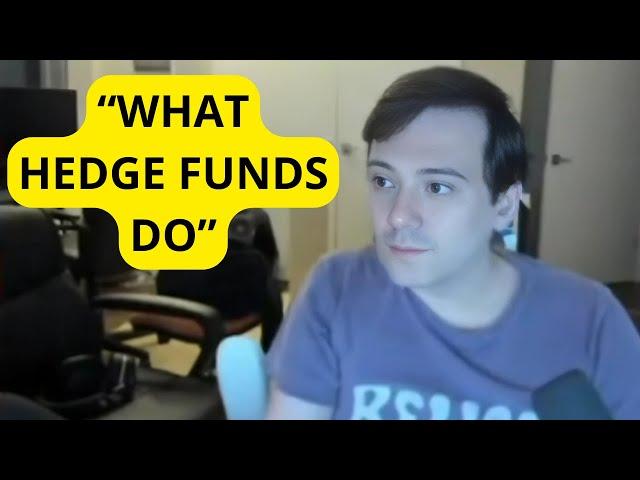 Martin Shkreli Explains What Hedge Fund Is & What They Do