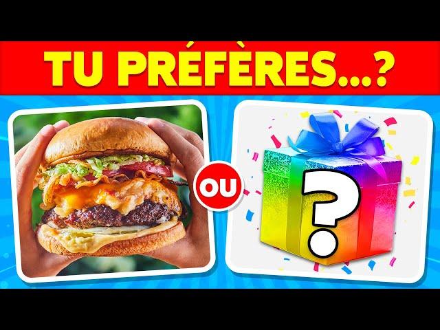 Tu préfères...? JUNK FOOD vs PLAT MYSTÈRE ️