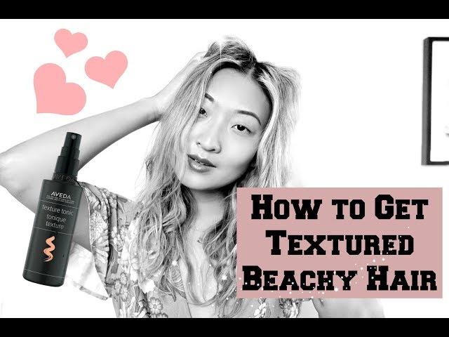 How to // Get Textured Beachy Hair with Aveda's Texture Tonic