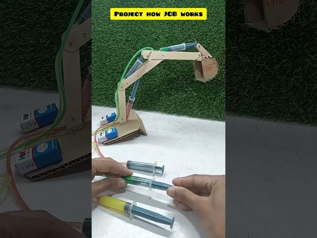 Project how JCB works part 2 #hydraulic project #tech