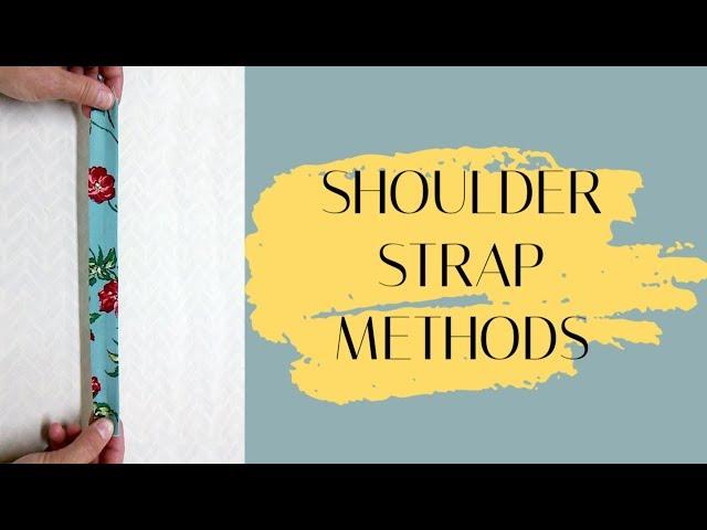 How to Sew Shoulder Straps | Upcycled Clothing