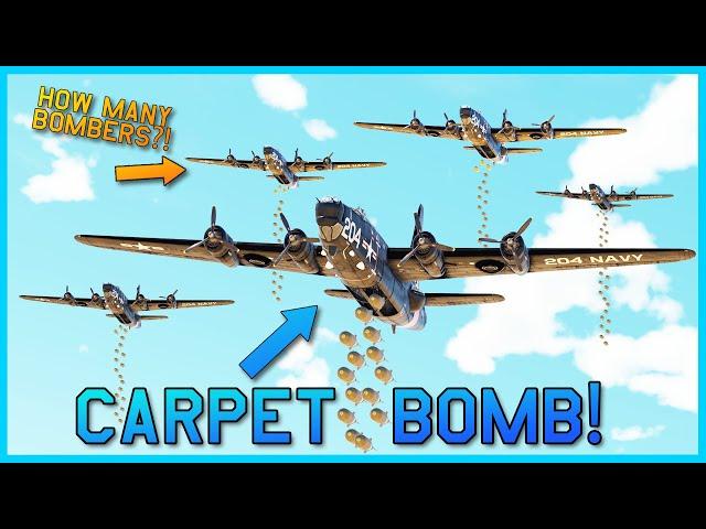 CARPET BOMBING The ENTIRE map... AGAIN!! PB4Y Bomber War Thunder