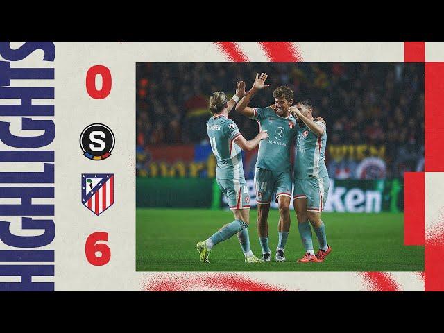 HIGHLIGHTS | Sparta Prague 0-6 Atlético de Madrid | UCL |  J. Alvarez, Llorente, Griezmann & Correa