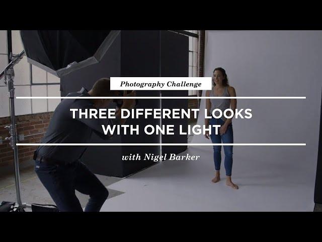 One Light Studio Portrait Tutorial with Nigel Barker | CreativeLive