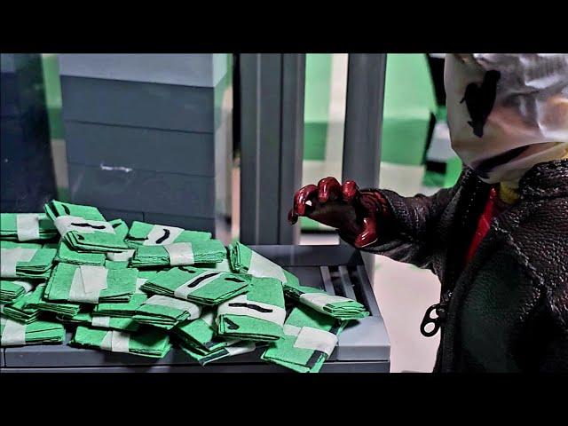 The Dark Knight Bank Heist Scene || Stop Motion