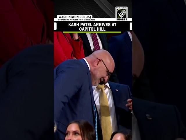 FBI Director Kash Patel at Capitol Hill to attend President Donald Trump’s Congress address