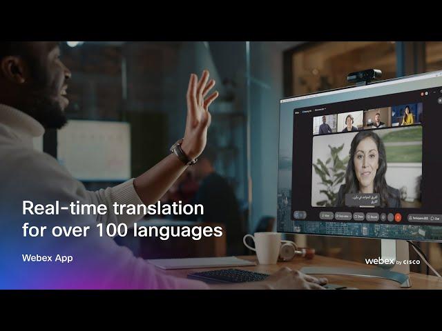 Real-time translations in Webex