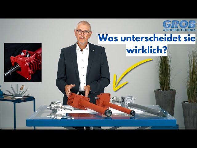 Welche Arten von Hubgetriebe gibt es? Einfach erklärt - GROB Antriebstechnik