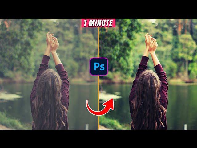 Color correction in only one click Photoshop Tricks 2025