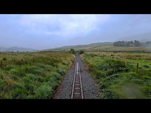 Driver's Eye View - Welsh Highland Railway (Rheilffordd Eryri) - Porthmadog to Caernarfon