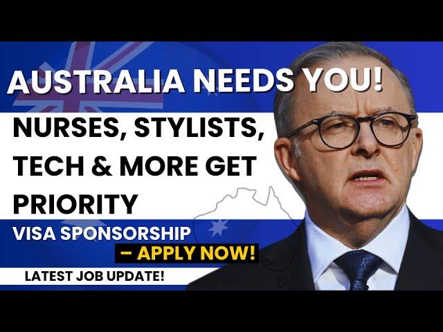 MOVE to AUSTRALIA by DECEMBER 2024 WITH VISA SPONSORSHIP - APPLY