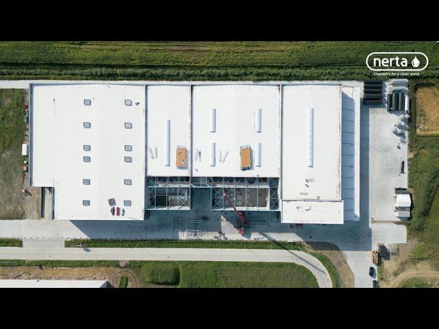 Nerta drone shot new factory