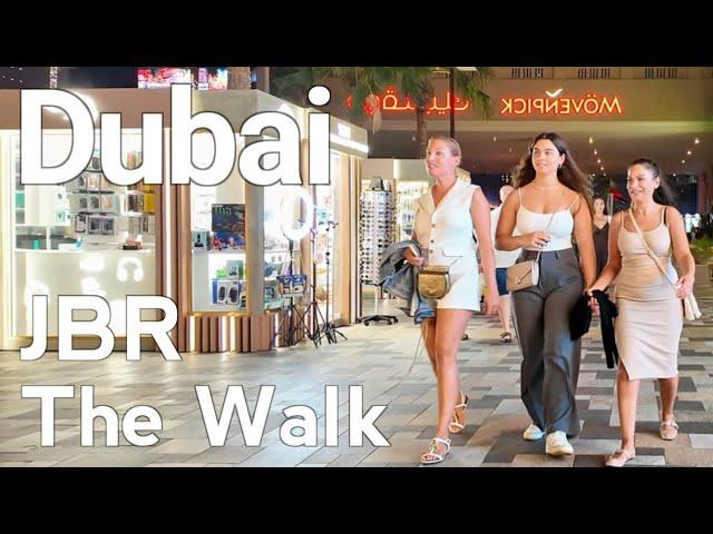 Dubai [4K] Amazing JBR, The Walk Walking Tour 