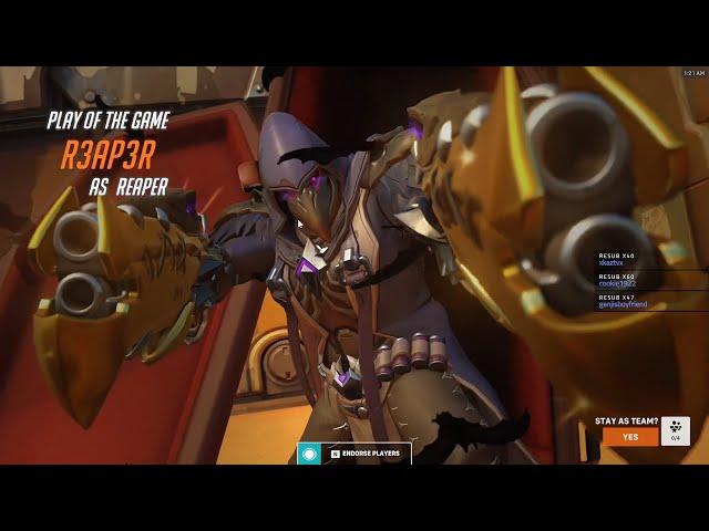 BEST REAPER IN THE WORLD IS BACK - SPIRIT ! POTG! INSANE REAPER GAMEPLAY OVERWATCH 2