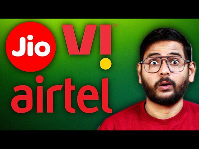 Price Reduction in Jio Airtel & Vi