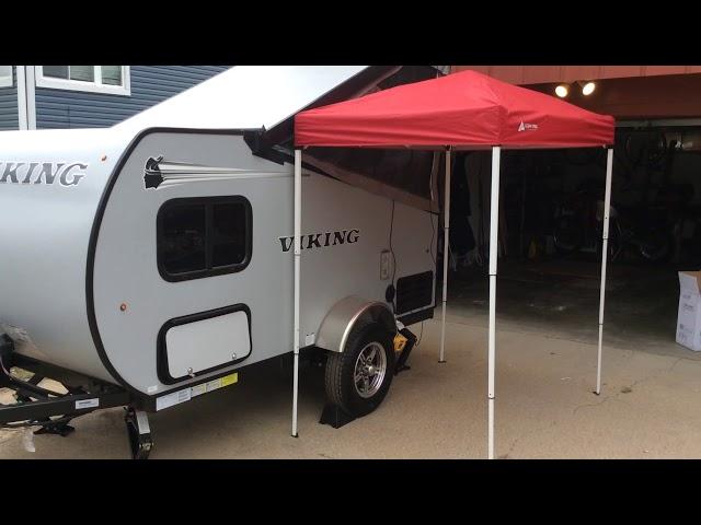 Coachman Viking Express 9.0 TD by Owner - Ozark Trail 4x6 canopy and 2 inch memory foam