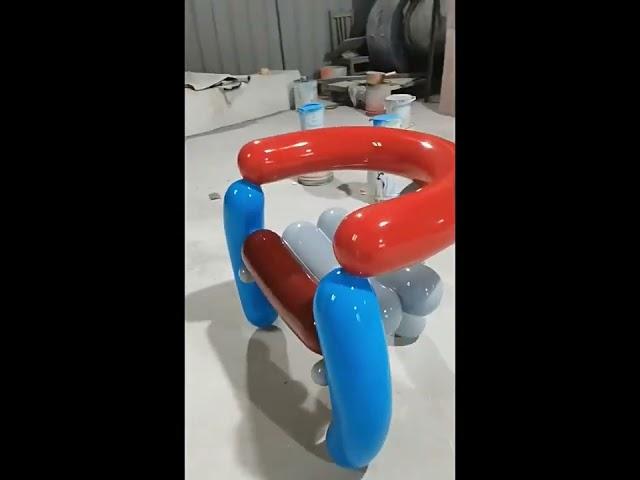 Табурет дизайнерский из стекловолокна в стиле Blowing stool