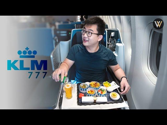 KLM 777 Business Class - Dubai to Toronto