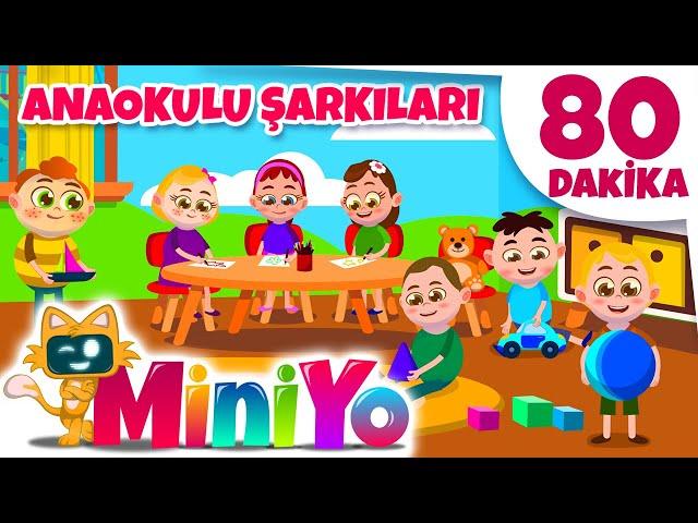 Miniyo Tüm Anaokulu Şarkıları Bir Arada | 80 Dakika