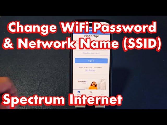 Spectrum: How to Change WiFi Password or Network Name (SSID)- Super Easy!