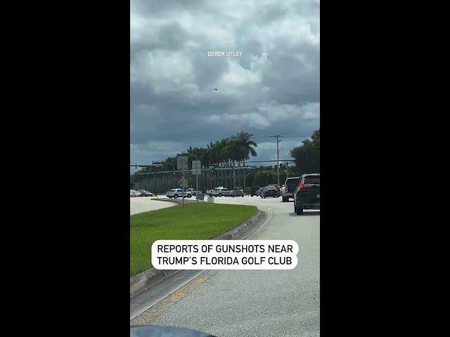 Trump safe after gunshots near his Florida golf course