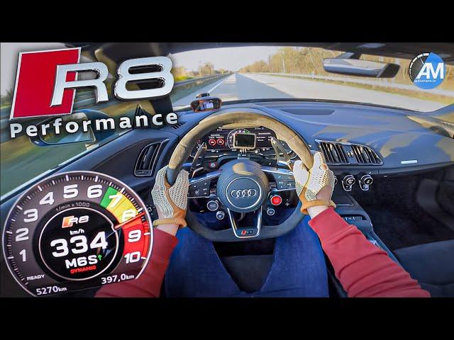 Audi R8 Performance | 0-335 km/h acceleration | by Automann in 4K