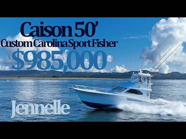 Custom 50' Sport Fisher - Caison Yachts - Rare West Coast Opportunity - Ready for the Columbia Bar