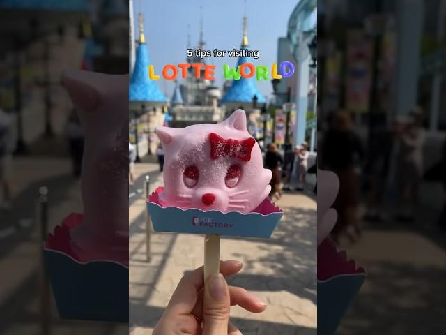 Tips for visiting Lotte World on your Seoul trip!  #lotteworld #seoul #korea #travel #travelvlog