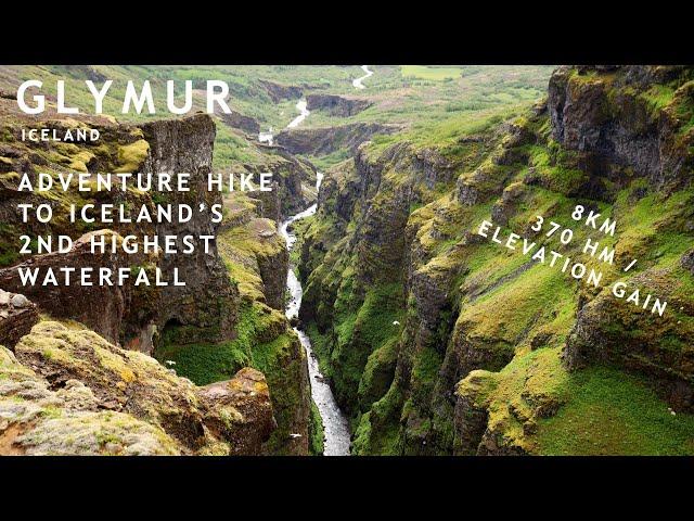 Glymur - Adventure Hike to Iceland's 2nd highest waterfall + 2 river crossing