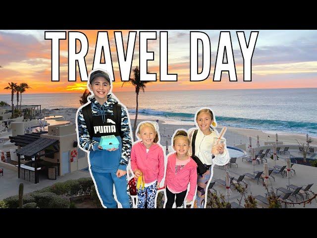 Packing and Traveling with 4 Kids ️ | Our Travel Day to Los Cabos Mexico!