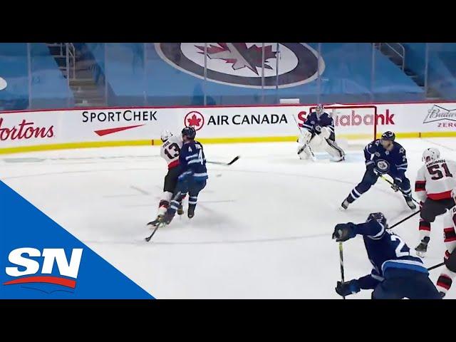 Senators' Nick Paul Snipes Cross-Body Shot Under Bar