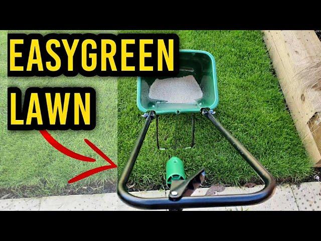 How to use a Rotary Lawn Spreader // Scotts EasyGreen Review