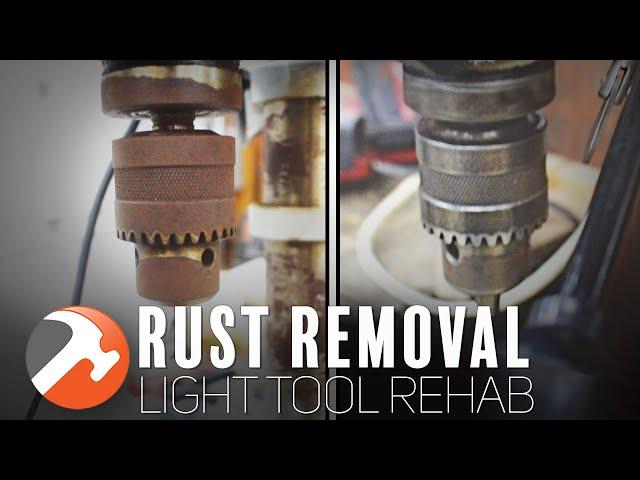 How I Remove Rust from Power Tools (without vinegar) - Light Tool Rehab