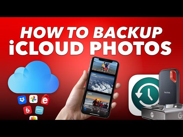 How to BACKUP iCLOUD PHOTOS!  Options for your Mac, iPhone and iPad!  Cloud or No Cloud!